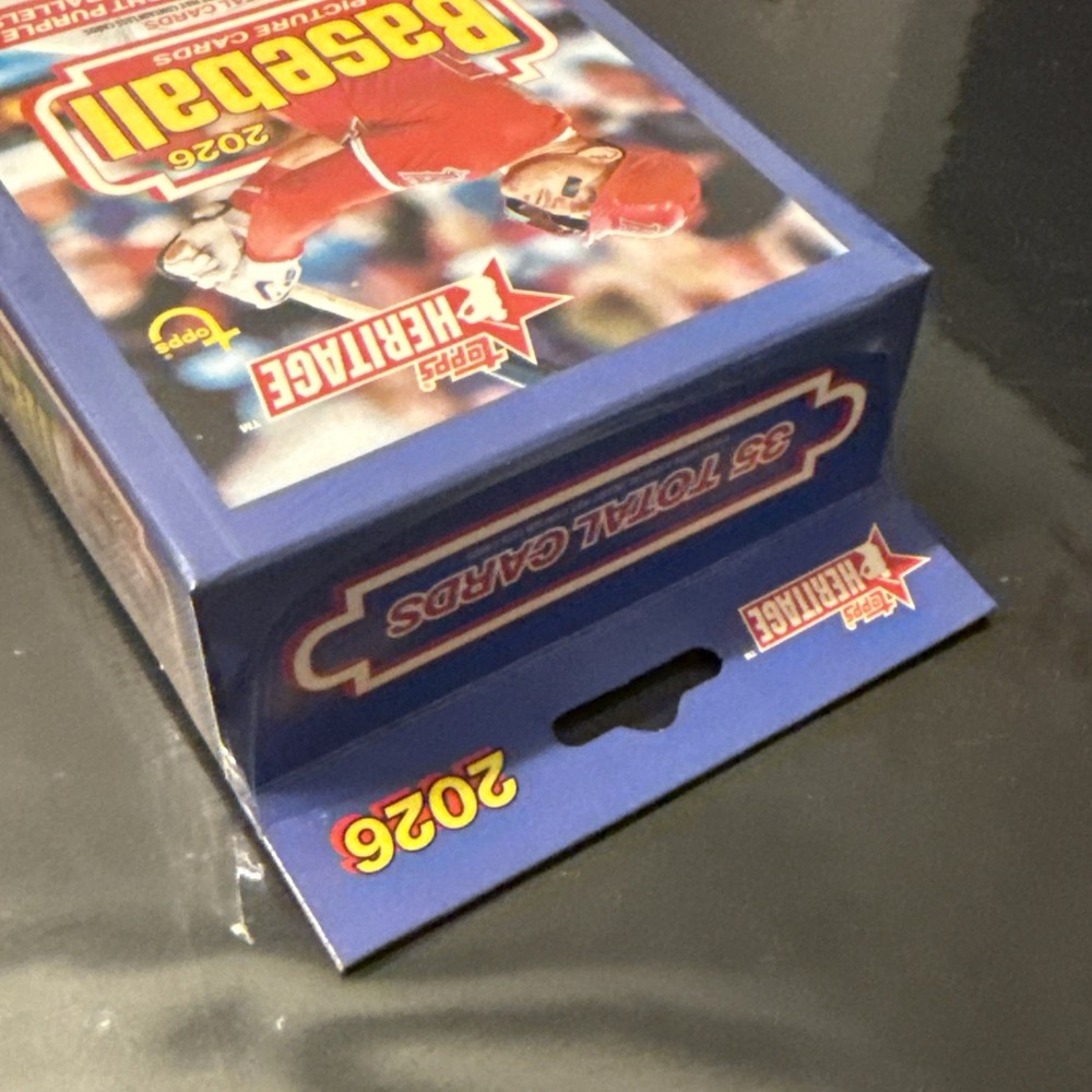 ⚾️ 2026 Topps MLB Heritage Baseball Hanger Box MISB NEW