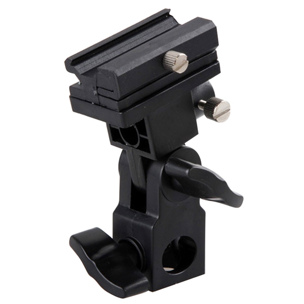 ABS Camera Flash Speedlite Mount Swivel Light Stand Bracket with Umbrella Holder