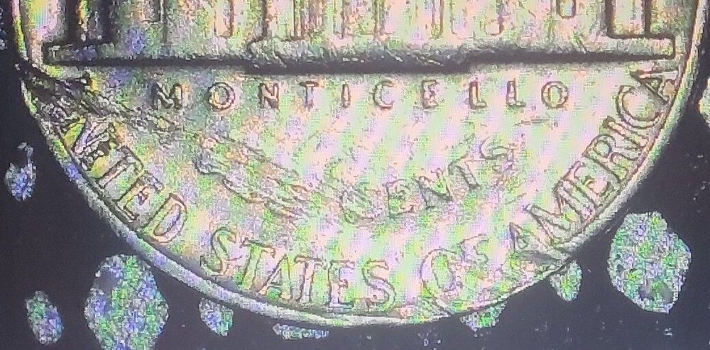 1970 D NICKEL With Lamination Error