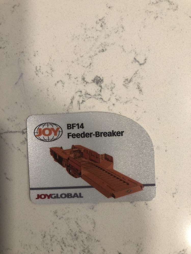 joy coal mining stickers