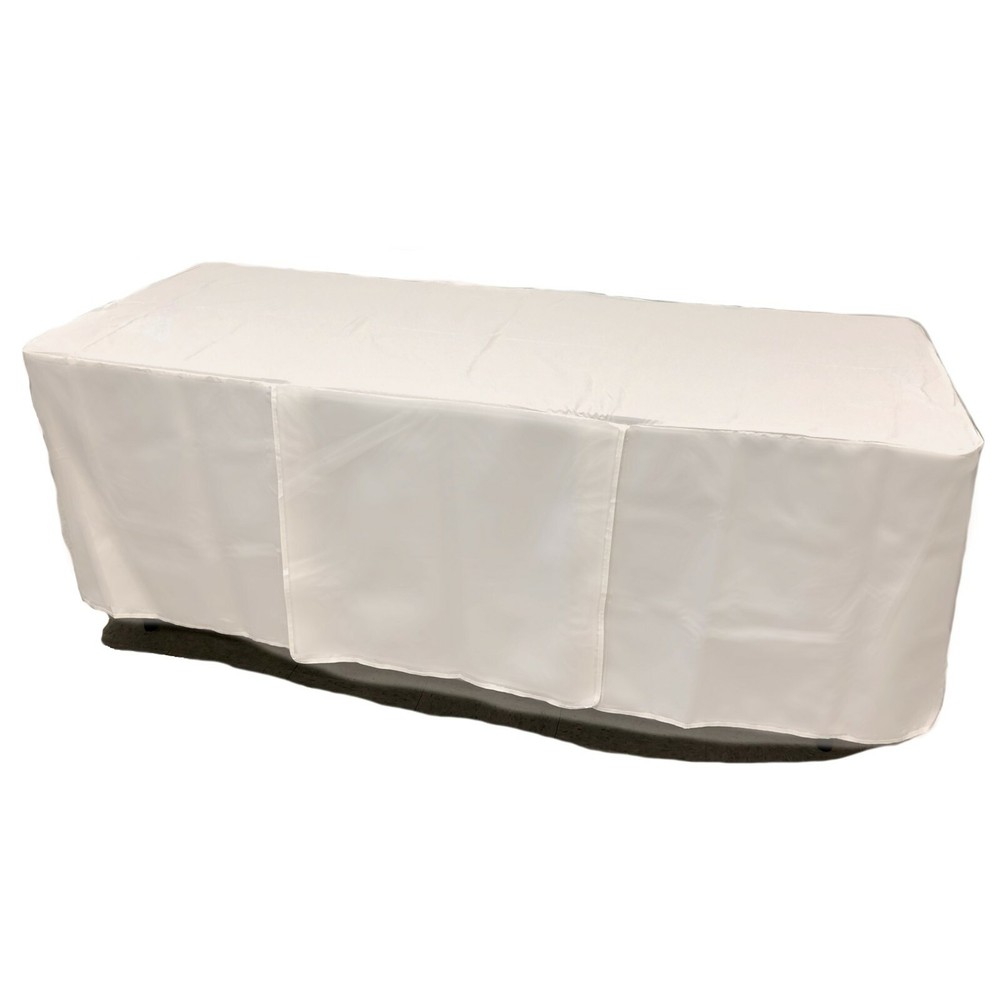 5ft Off-White Tablecloth 60"x30" Rectangular Table Wedding Banquet Tradeshow