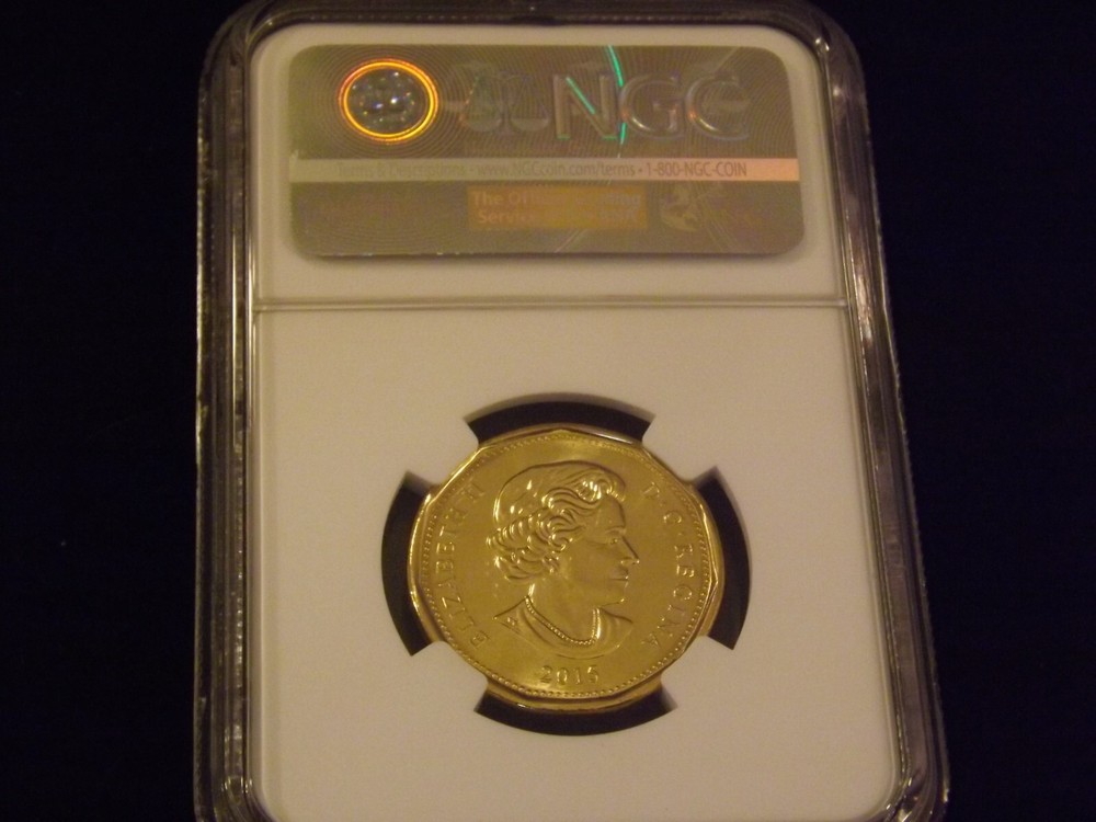 2015 $1 Canada NGC MS 67