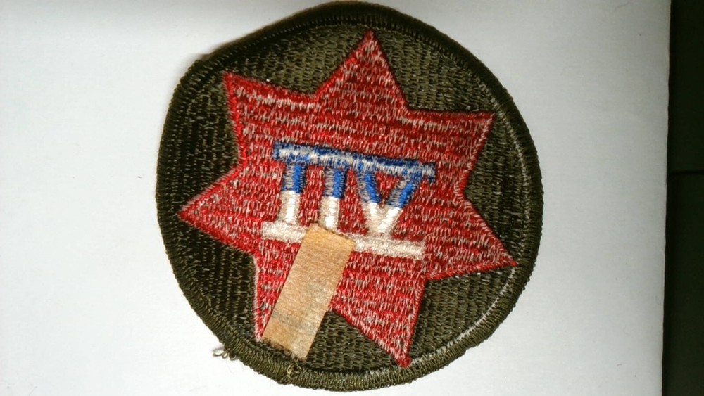 MILITARY PATCH SEW ON COLORED US ARMY 7TH ARMY CORPS