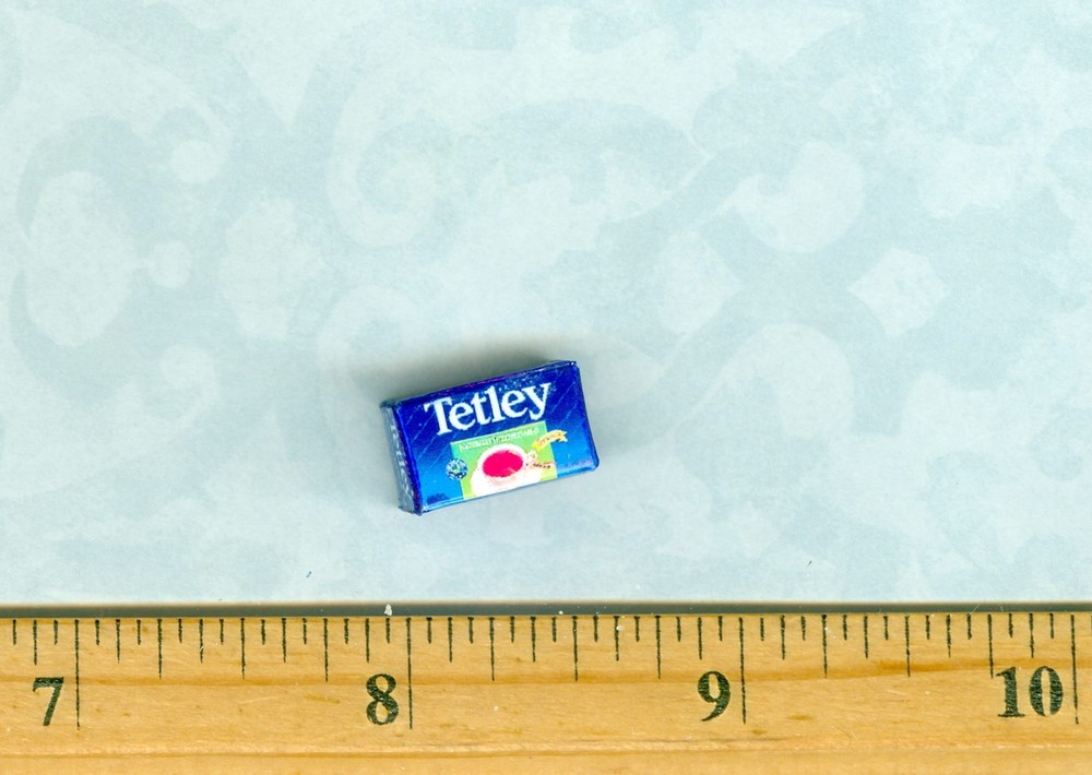 Dollhouse MINIATURE Size Tea Box - # T