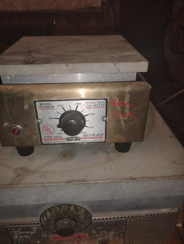 Thermolyne Hot Plates big, medium, small.