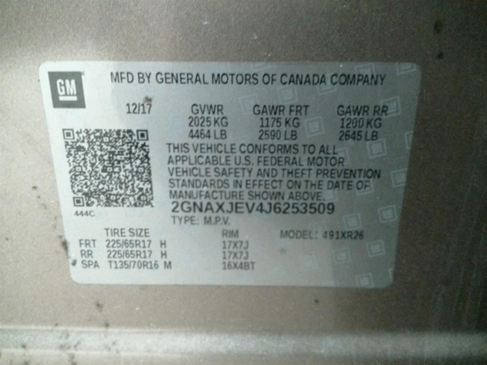 EQUINOX 2018 Keys/Latches/Locks 104812446
