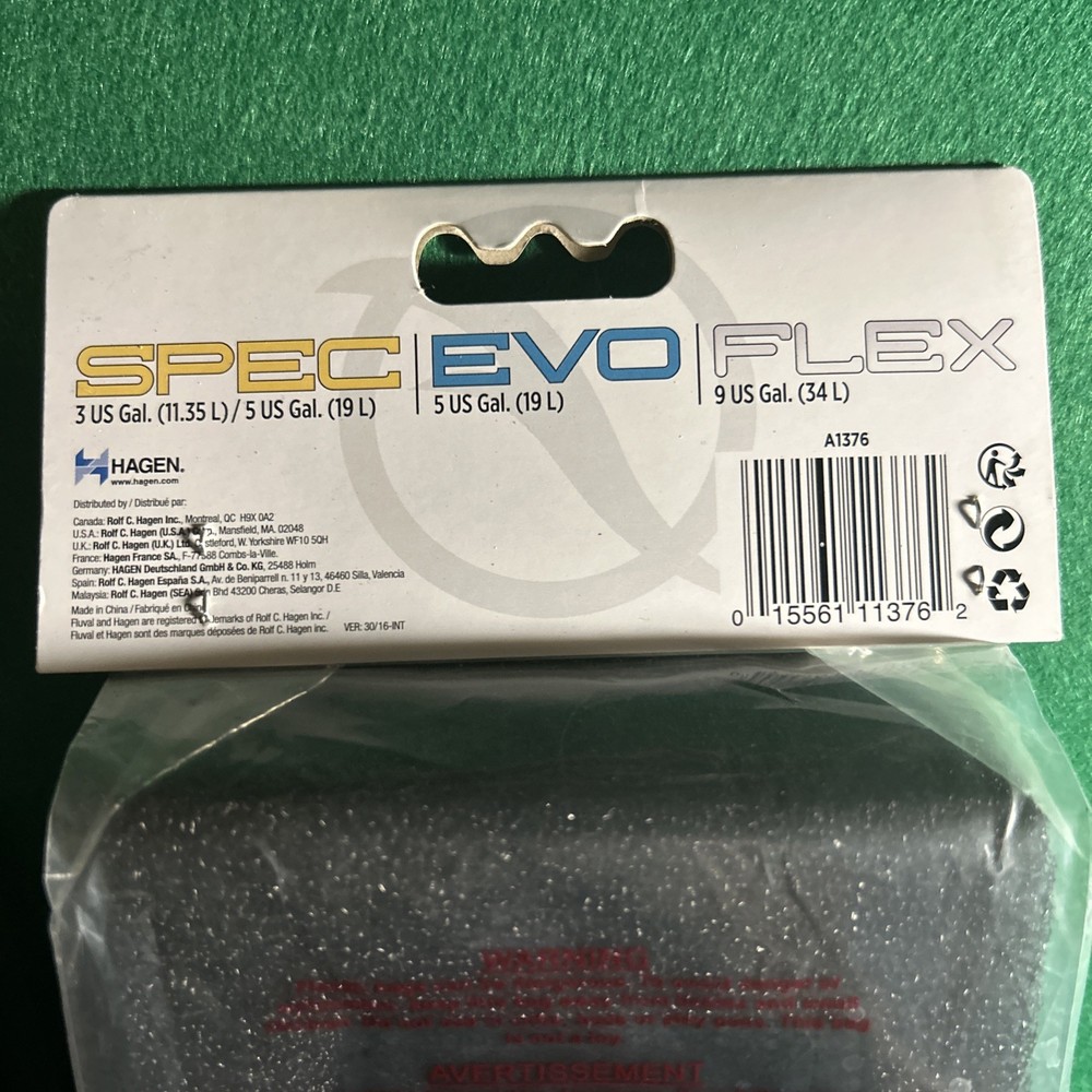 2 Fluval Spec Evo Flex Replacement Foam Filter Blocks