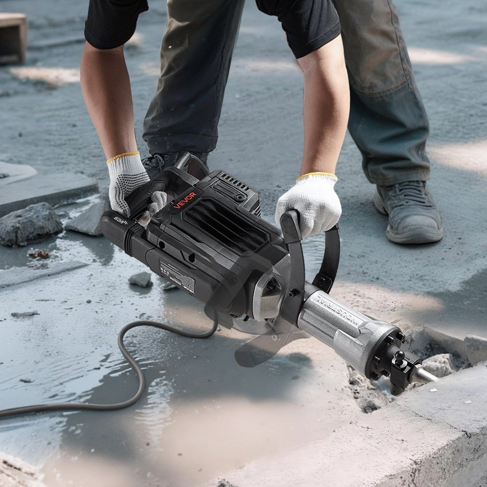 3000W 1700BPM Demolition Hammer with Grip Handle Chisel