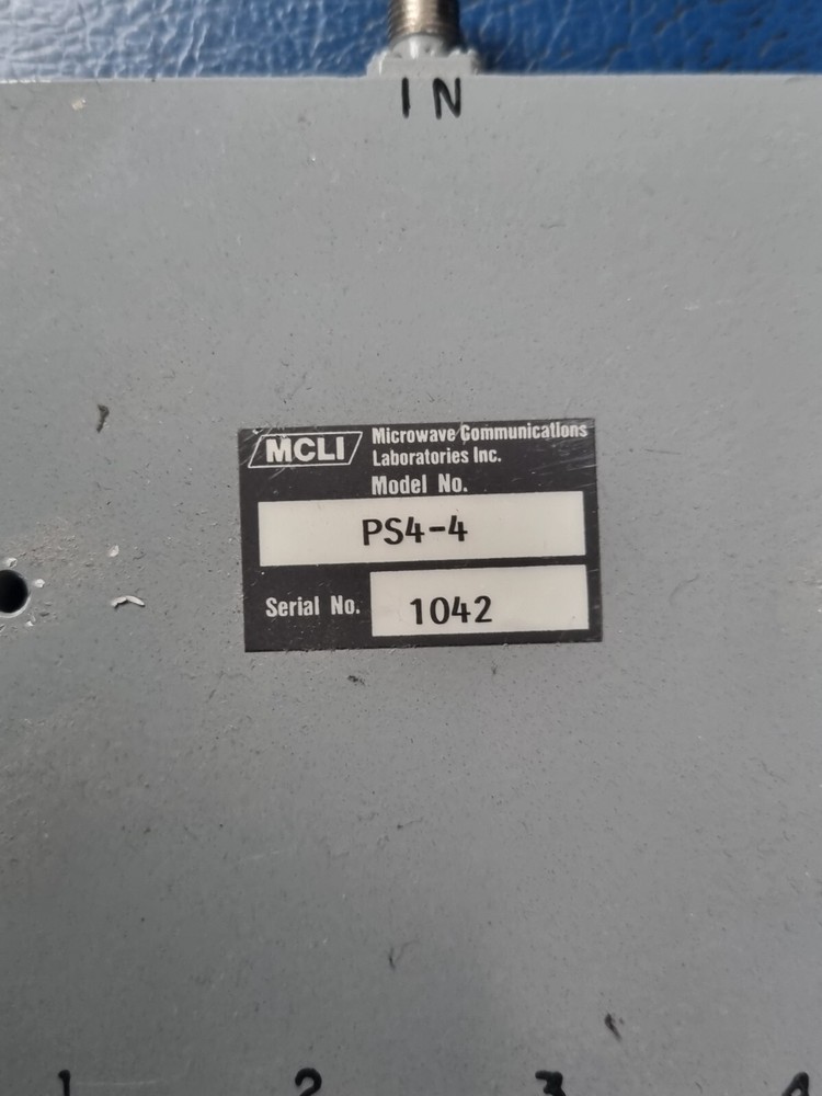 MCLI PS4-4 4-WAY RF MICROWAVE POWER DIVIDER (r6s2.4b1)
