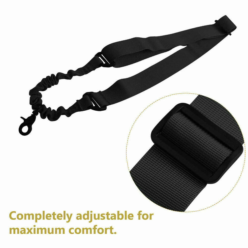 Single Point / Two Point Tactical Gun Rifle Sling Strap Adjustable Airsoft Hunt
