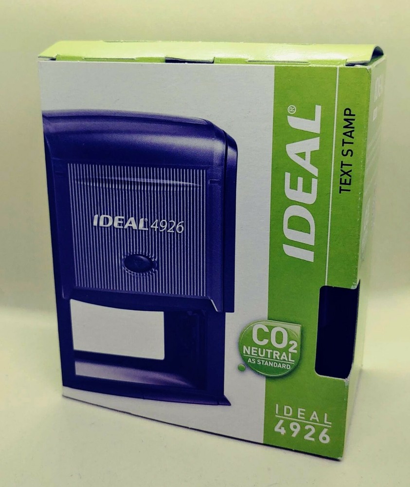 Ideal 4926 Self Inking Stamp Black Ink