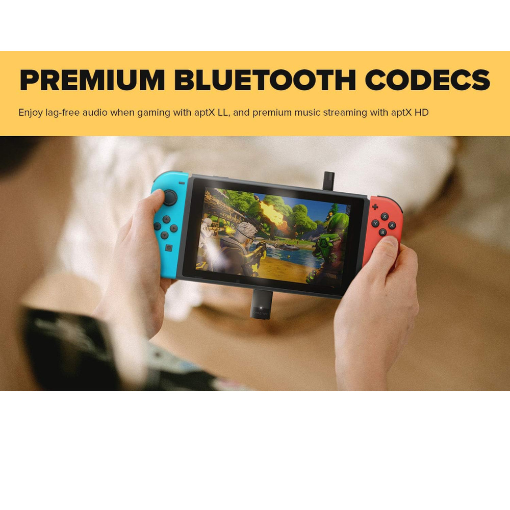 Creative BT‑W3 USB‑C Bluetooth 5.0 Transmitter – aptX LL & HD, Mic, Plug & Play