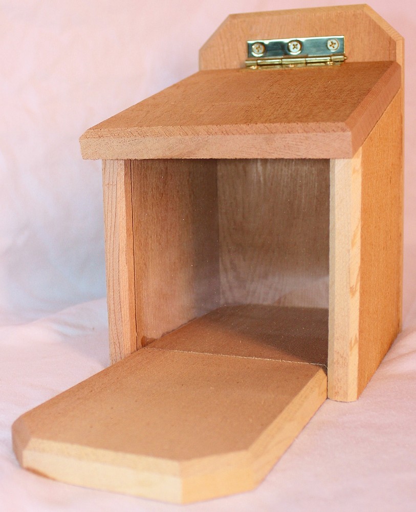 Cedar Squirrel Feeder Hand Made in U.S.A.