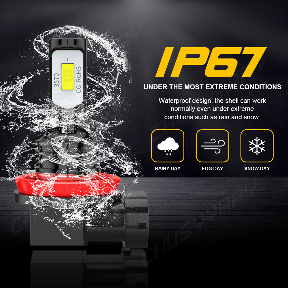 LED H7 H9 Headlight White Bulbs Light for Suzuki GSXR600 750 2006-2007 2011-2019