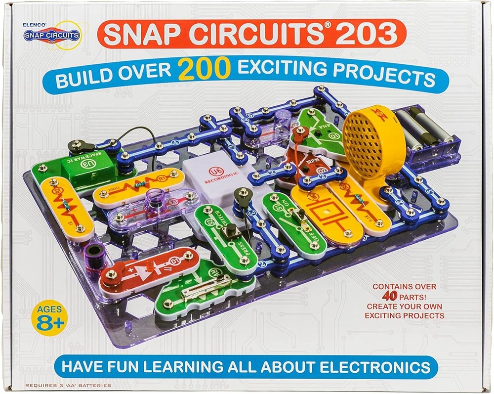 Electronics Discovery Kit with 42 Snap Modules & Color Manual for Creative Kids