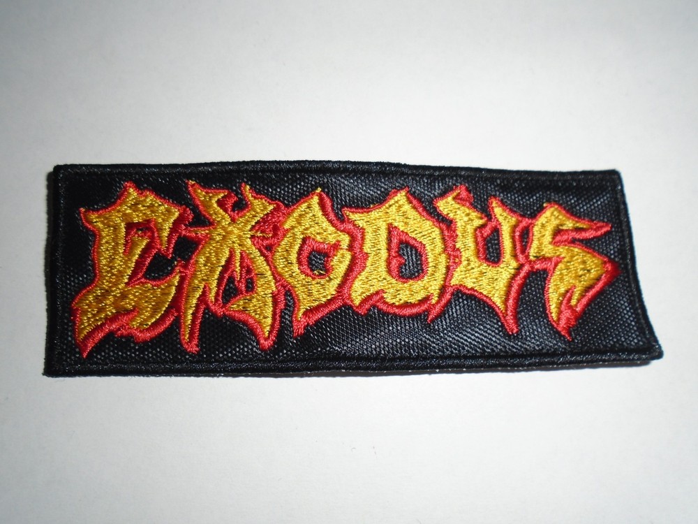 EXODUS THRASH METAL EMBROIDERED PATCH