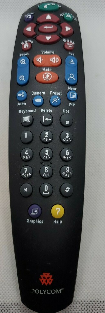 Polycom Videoconference Remote Control for VSX 7000e 8000 7000 7000s QDX 6000