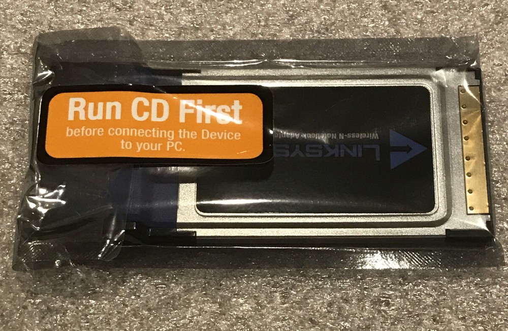 Cisco-Linksys WPC300N Wireless N G B Network Adapter Notebook Adaptor