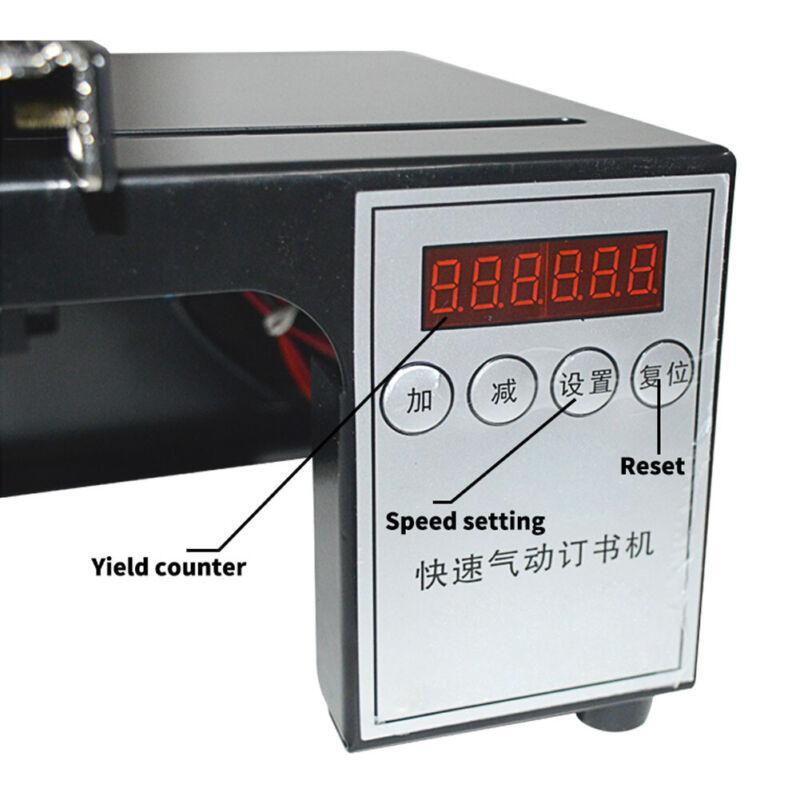 Pneumatic Stapler Double Head Automatic Electric Stapler Binding Machine