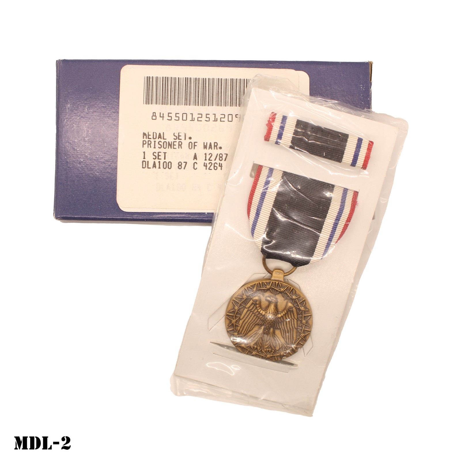 Full Size Medal ~ POW Prisoner of War Medal Set ~ NSN 8455012512096 ~ NEW in Box