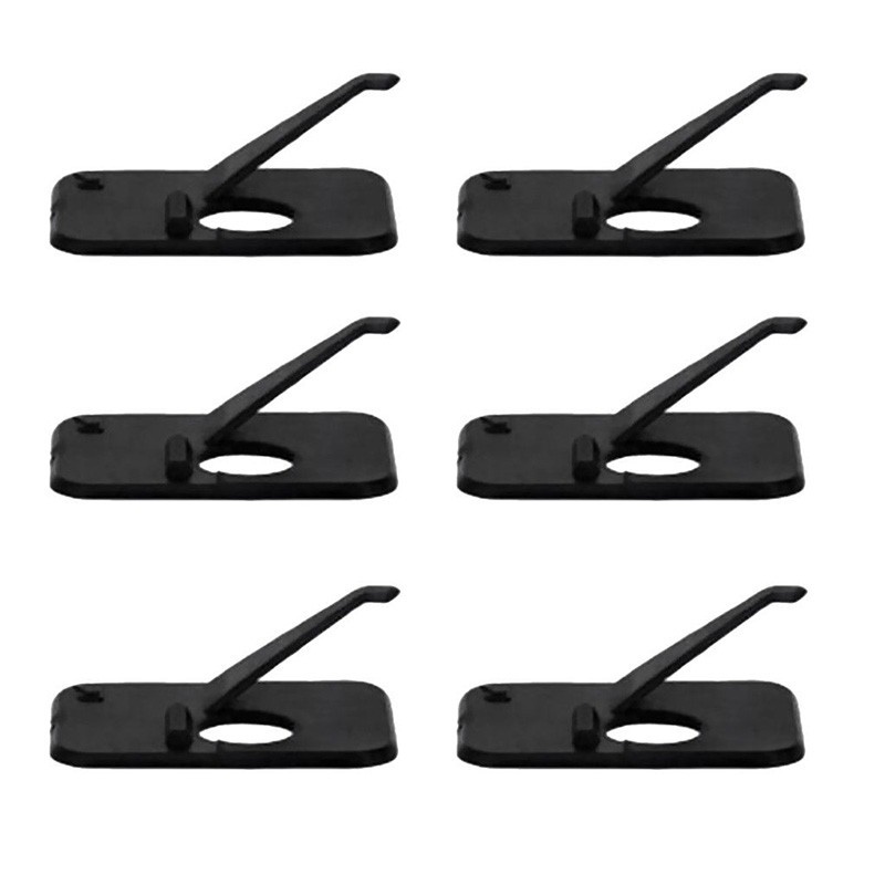 6pcs Arrow Rest Plastic Right Hand Set Training Black Accessory Useful