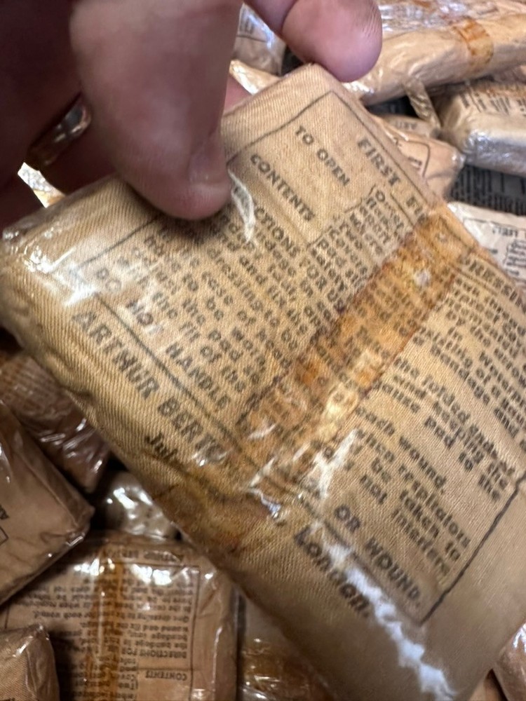 Original New Old Stock WW2 British Army First Aid Field Dressing