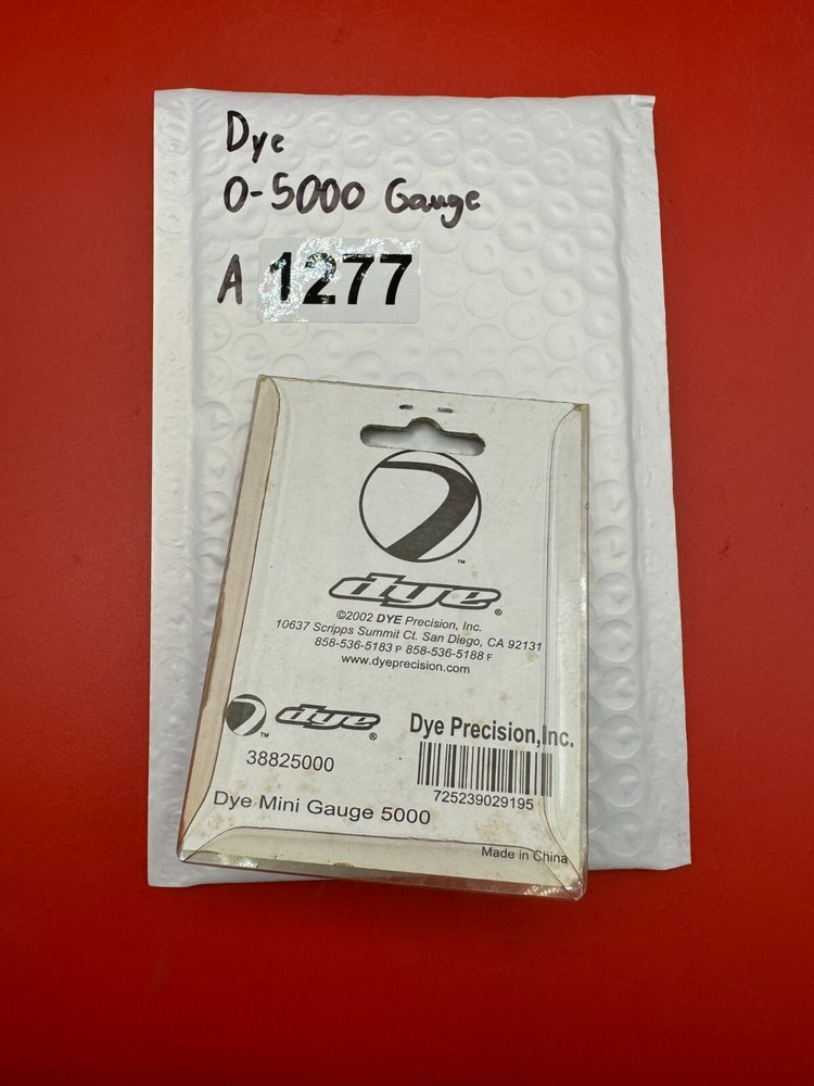 Dye 0-5000 Gauge NOS
