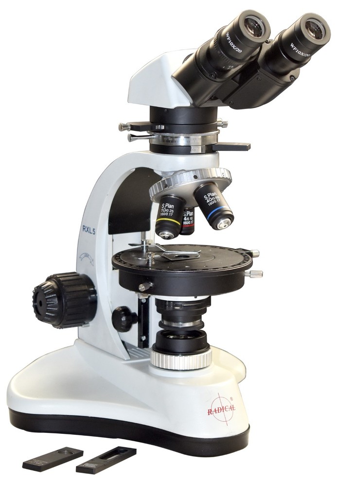 Professional Polarizing PLM Microscope Asbestos Fiber ID w/ Dispersion Objective