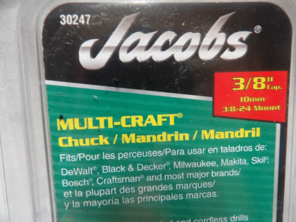 Jacobs Multi-Craft Chuck 3/8" #30247