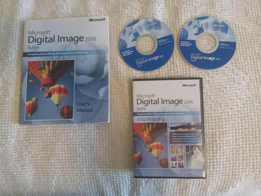 Microsoft Digital Image Suite 2006 PC Windows XP/2000/ME/98