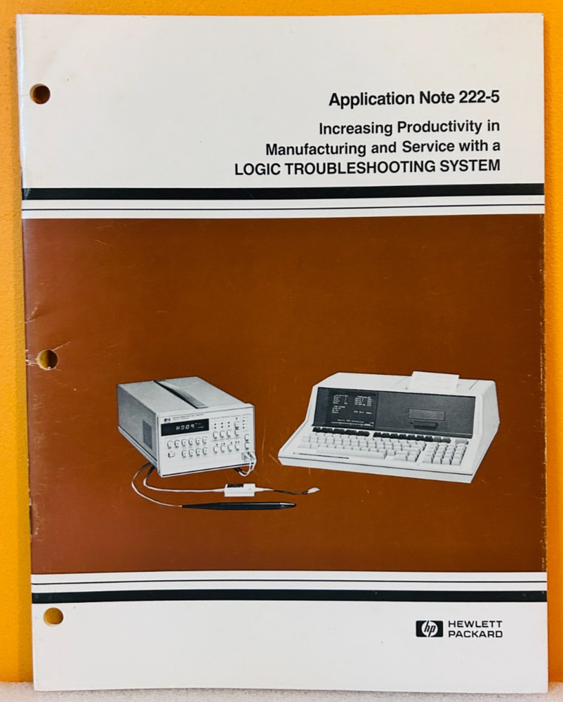 HP 02-5952-7675 Application Note 222-5 Manual.