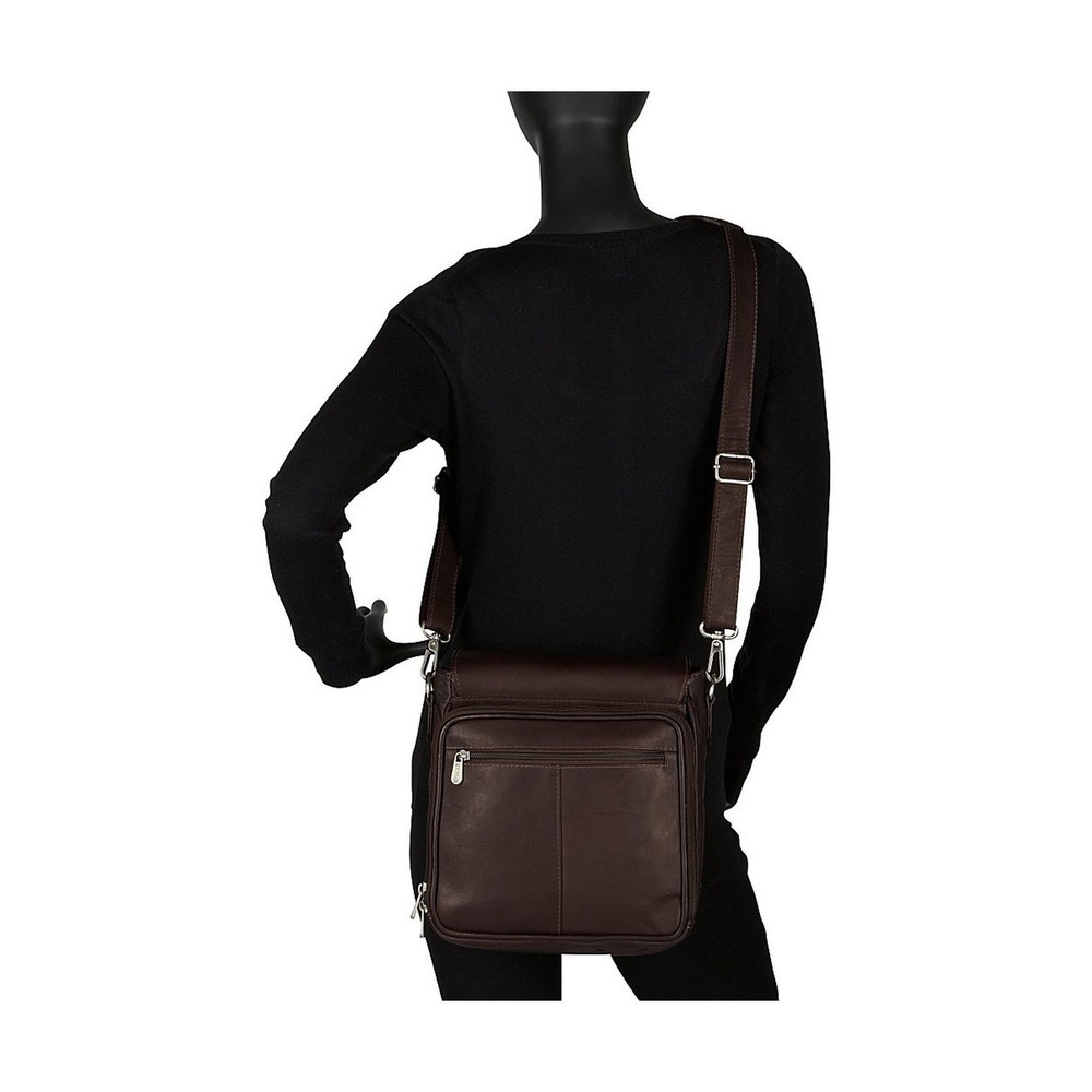 Double Loop Tablet Carry-All, Saddle, One Size