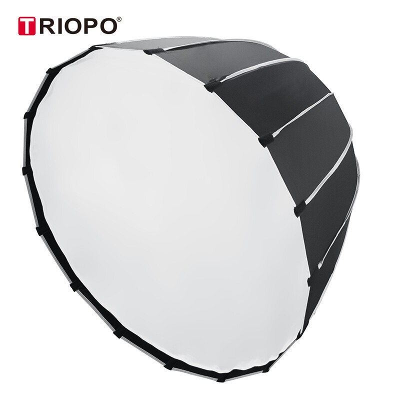Triopo 120cm 47.2inch Quick Install Deep Parabolic Softbox Fr Bowen Studio Flash