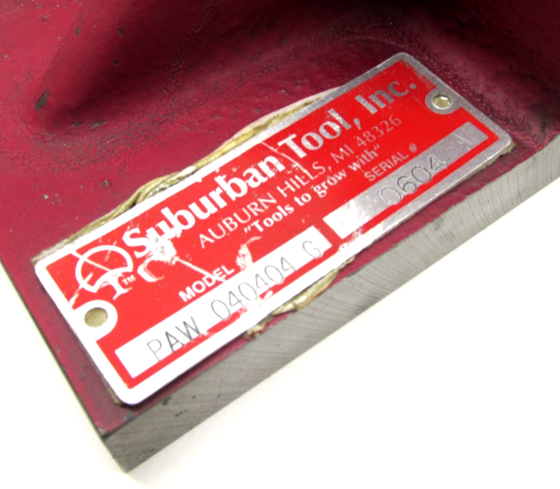 PAIR OF SUBURBAN 4'' x 4'' x 4'' PRECISION GROUND ANGLE PLATES - #PAW-040404-G