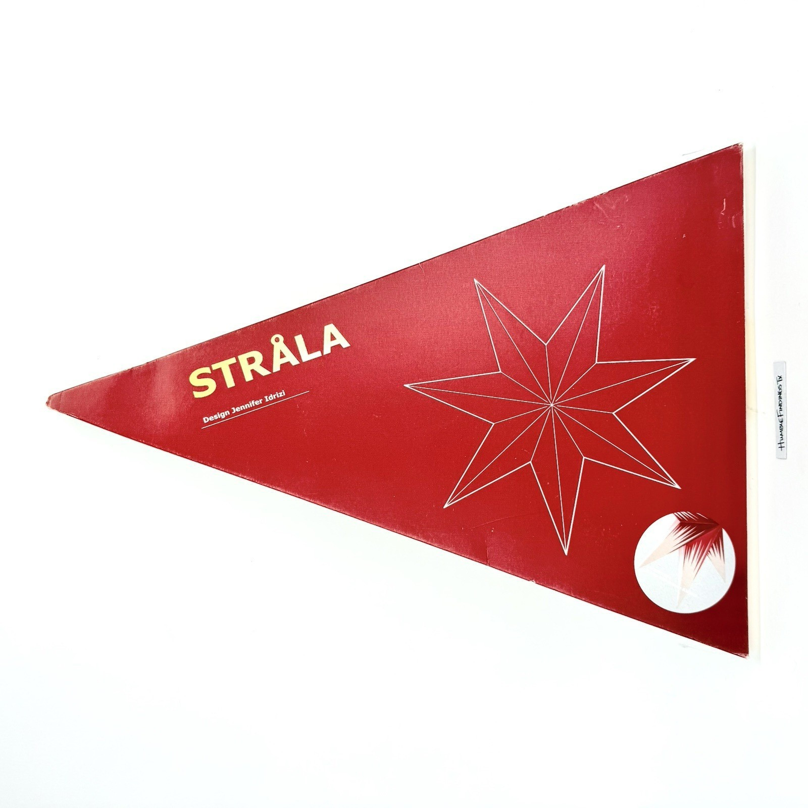 NEW IKEA Strala Lamp Shade Red & White  Pattern   504.089.35