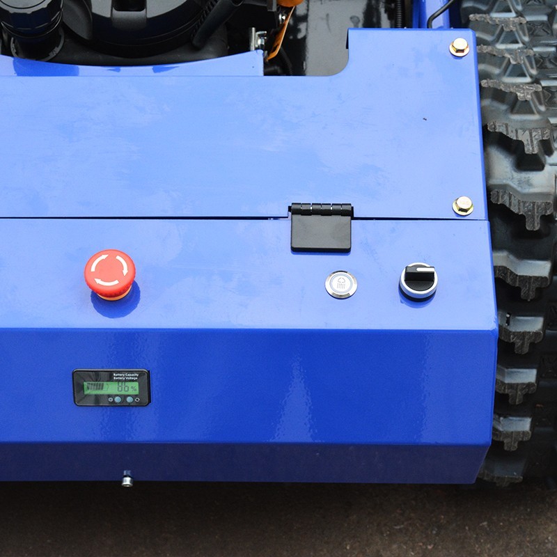 Gasoline Remote Controlled Tracked Lawn Mower RATO 225cc 7HP - Free Shipping