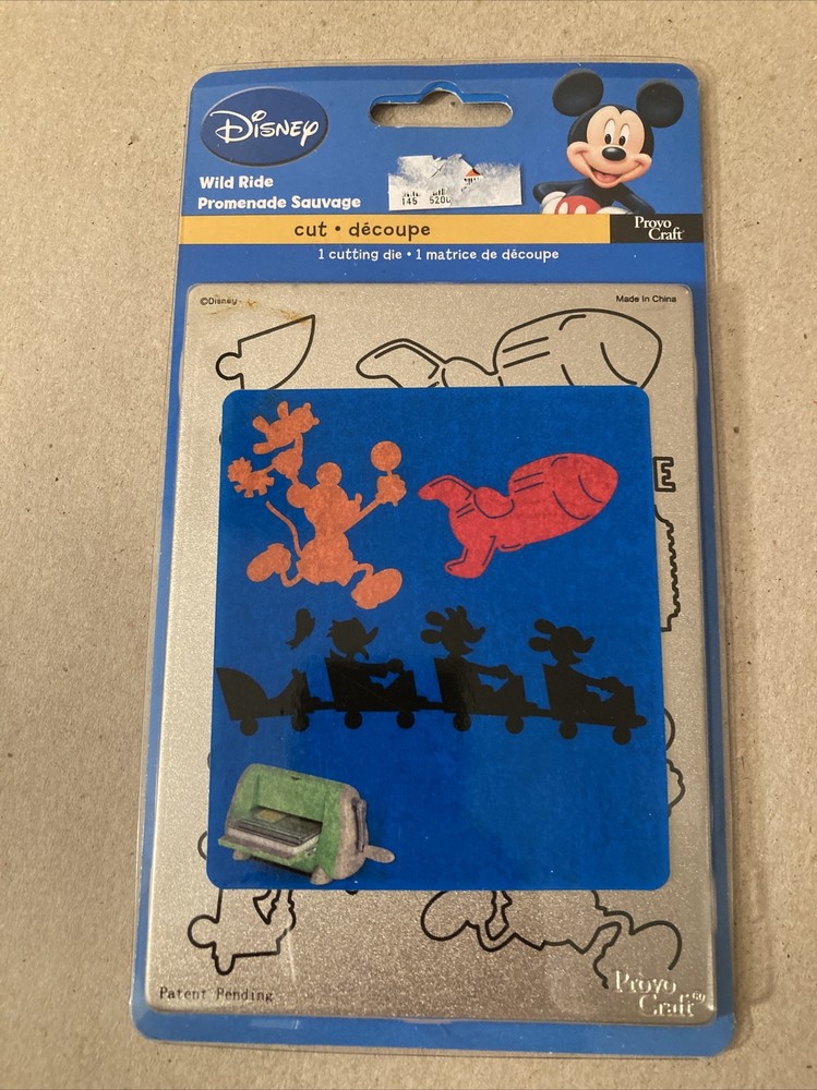 DISNEY MICKEY MOUSE ARIEL NEMO CUTTLEBUG CUTTING DIE PROVO CRAFT (7)
