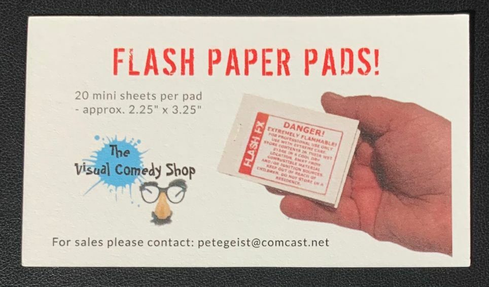 THUMB TIP FLASHER Magic Fire Stage Finger Effects Prop Flint Striker Flash Hand