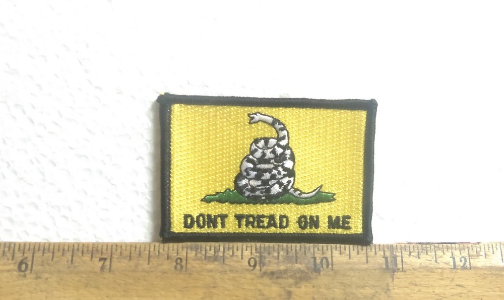 Don’t Tread on Me – Gadsden Flag Embroidered Patch