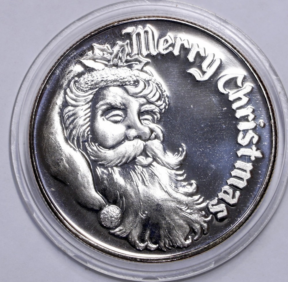 Merry Christmas 1oz .999 Silver #0937