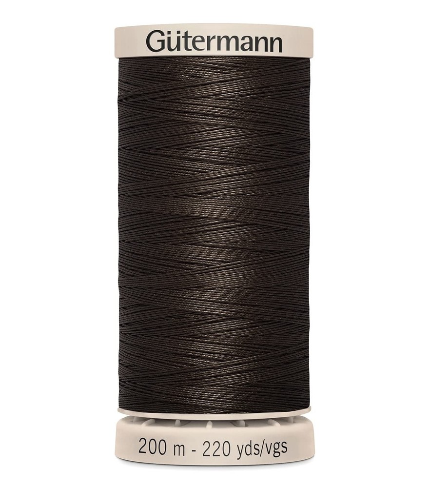Gutermann Quilting Thread 220 Yards-Chocolate