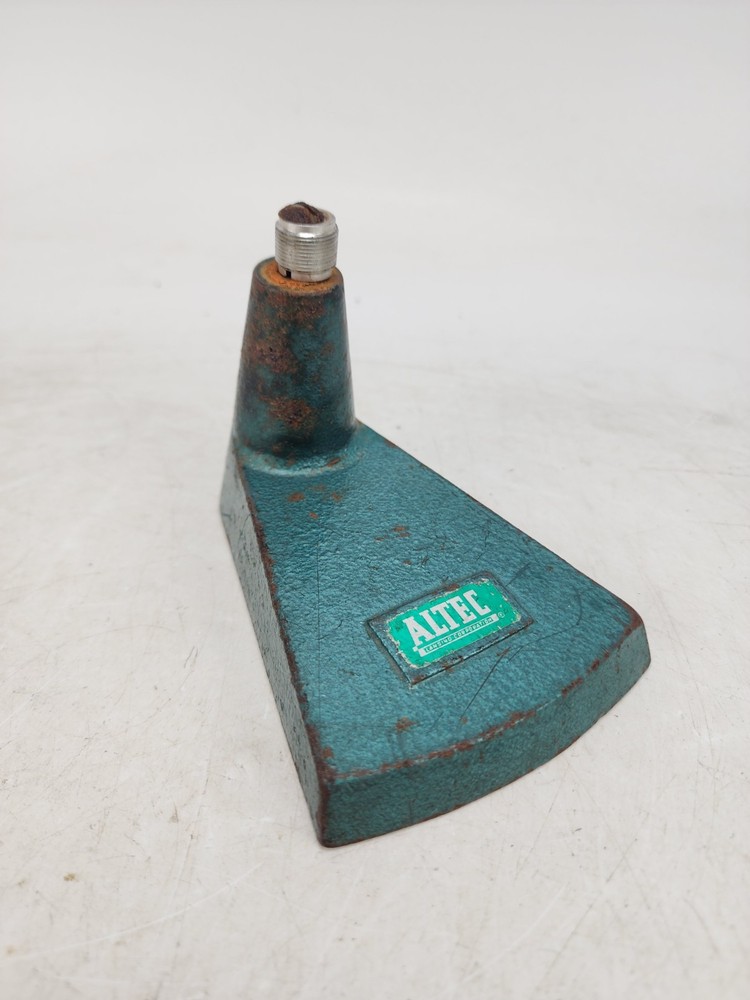 Vintage Altec 25B Microphone Desk Stand Green AS IS
