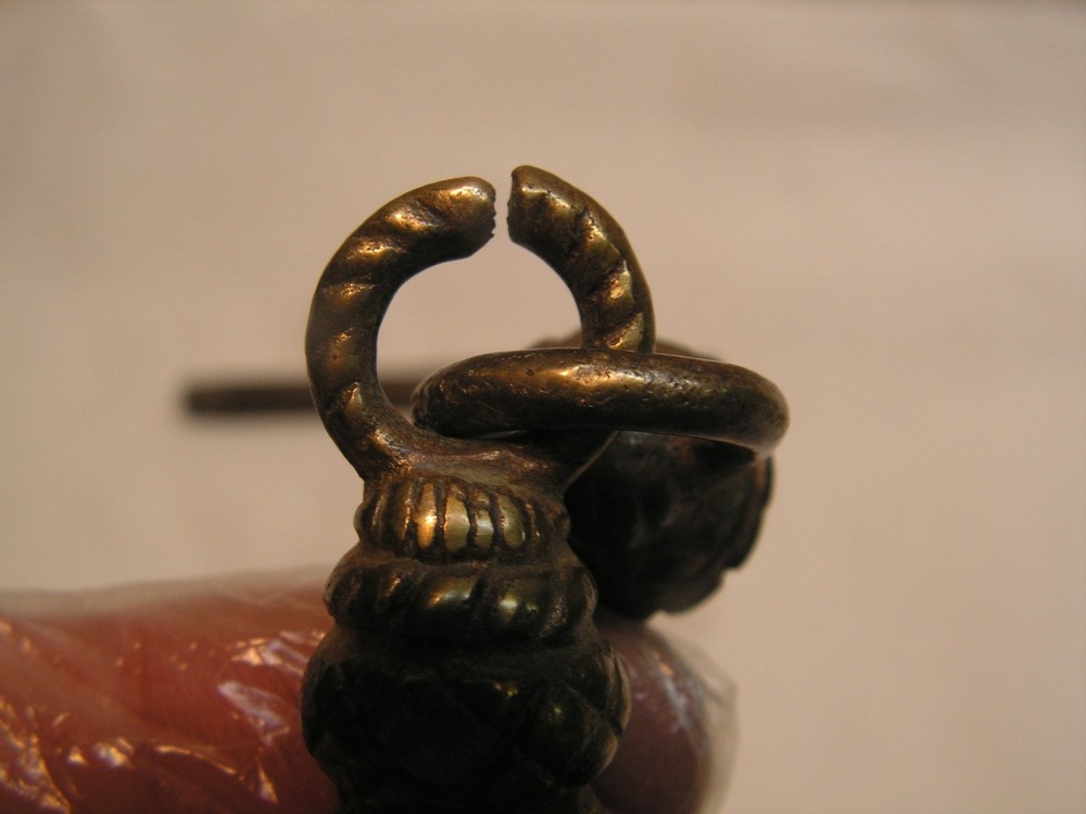 Vintage Part for Chandlier or Ceiling Light SOLID BRASS 2 3/4" FINAL With Nipple