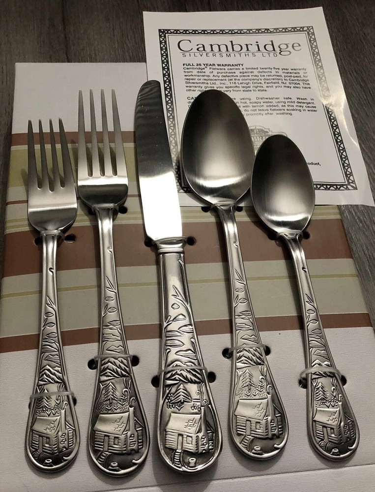 CAMBRIDGE - CABIN - Stainless Flatware Silverware - YOU CHOOSE CHOICE - MINT