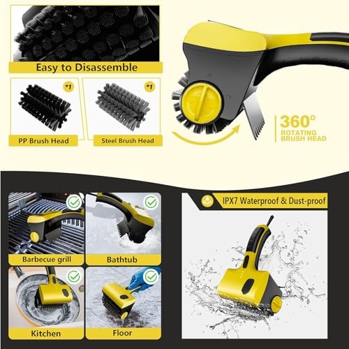Griddle Grill Flat Top Cleaner: Cordless & Rechargeable Griddle Cleaning Robot