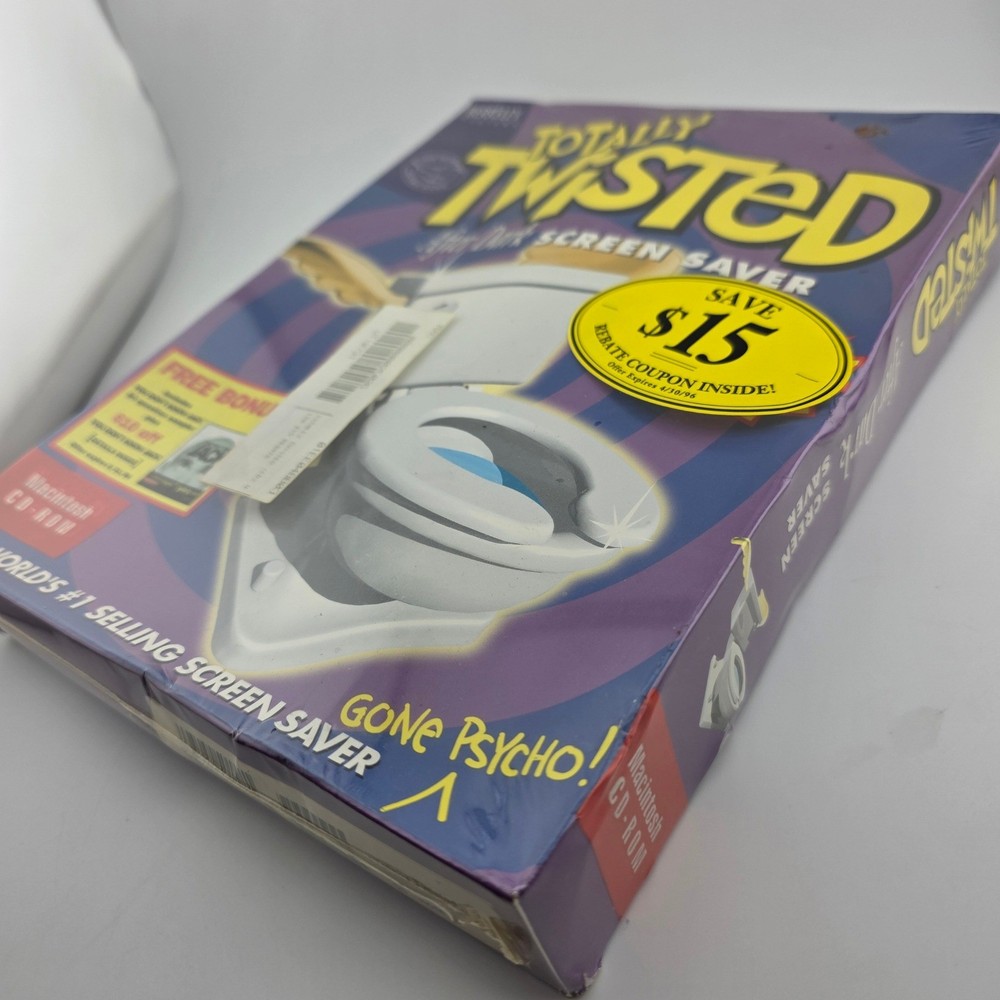 Berkeley Systems Totally Twisted After Dark Screen Saver Mac CD-ROM Sealed Warp