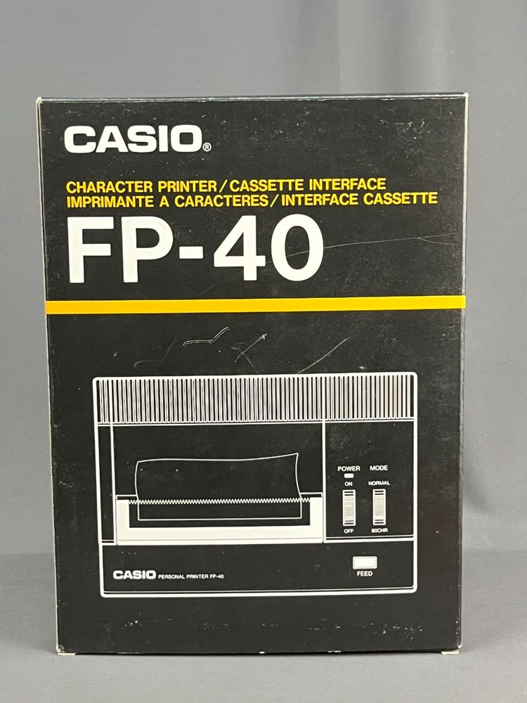 NEW/\NOS CASIO FP-40 Character Printer Pocket Computers - Cassette Interface