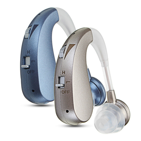 Small Rechargeable Mini Digital Hearing Sound Amplifier, Silver