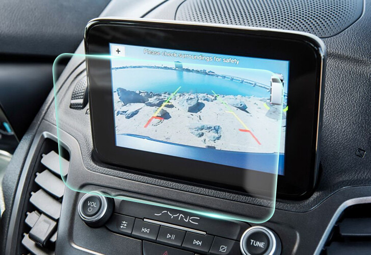 Crystal Clear Screen Protector for 2019 Ford Transit Connect non GPS Navigation