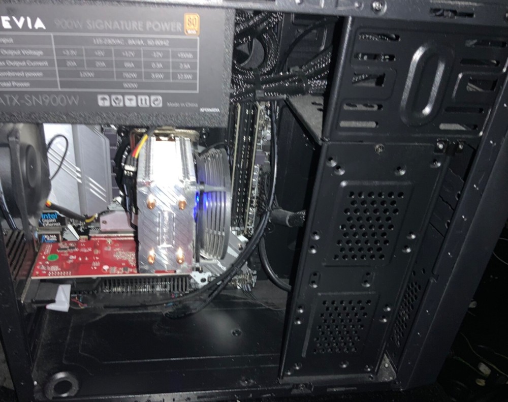 DAW pc optimized for music production.